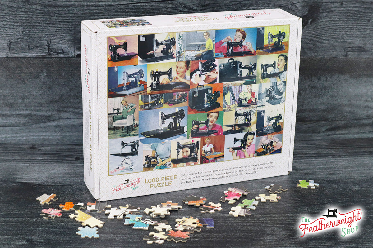 Puzzle, Singer Featherweight Advertisement - 1000 Pieces