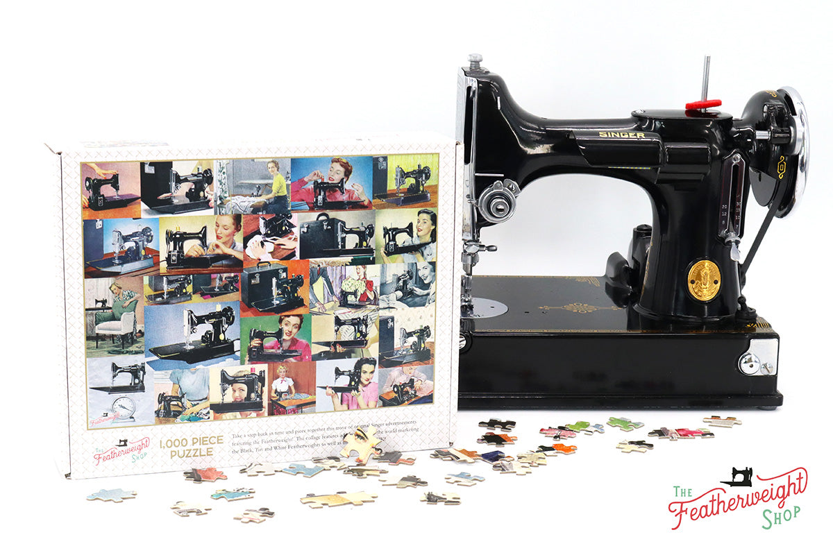 Puzzle, Singer Featherweight Advertisement - 1000 Pieces