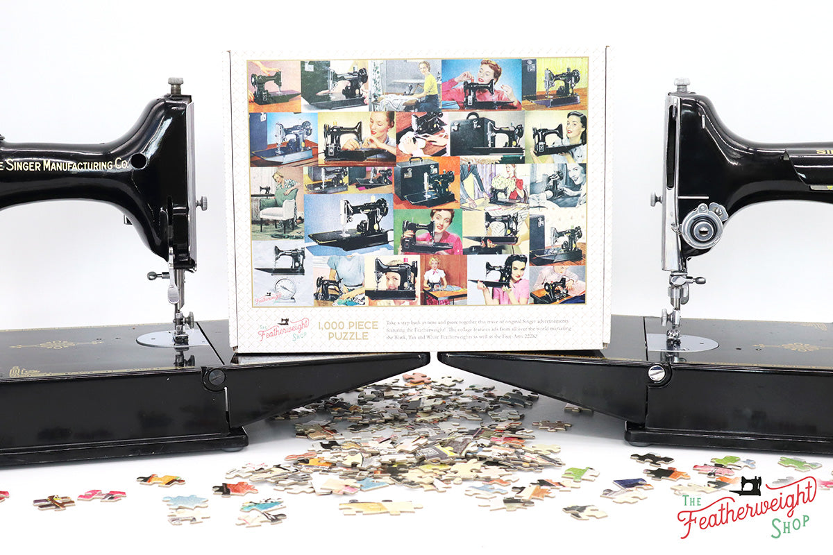 Puzzle, Singer Featherweight Advertisement - 1000 Pieces