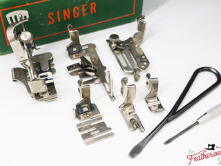 Load image into Gallery viewer, Singer Featherweight 221 Sewing Machine, Centennial: AK081***