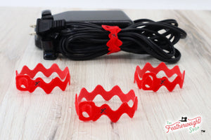 red ric rac cord wraps