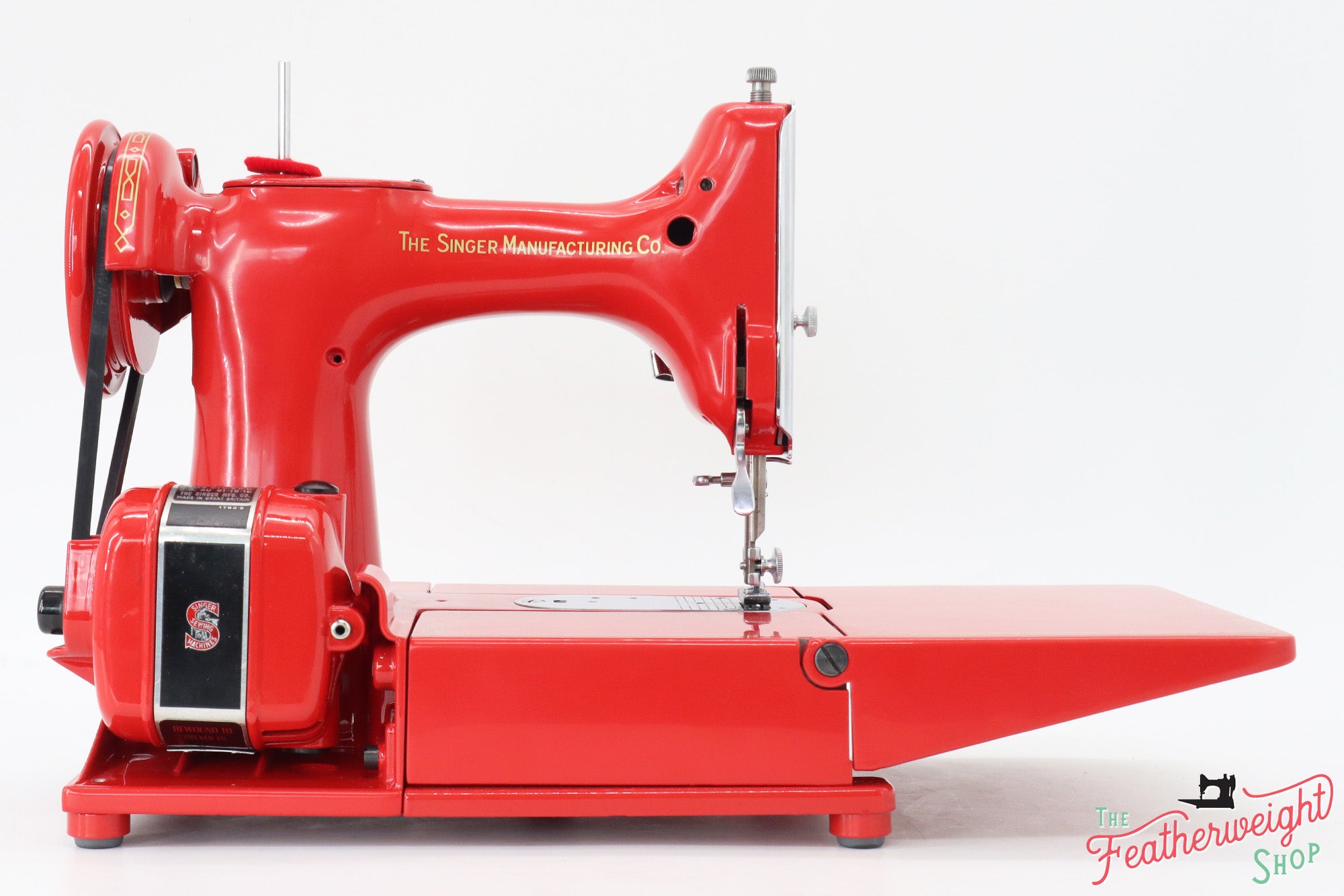 Singer Featherweight 222K Red 'S' - ES1655** - Fully Restored in Liberty Red