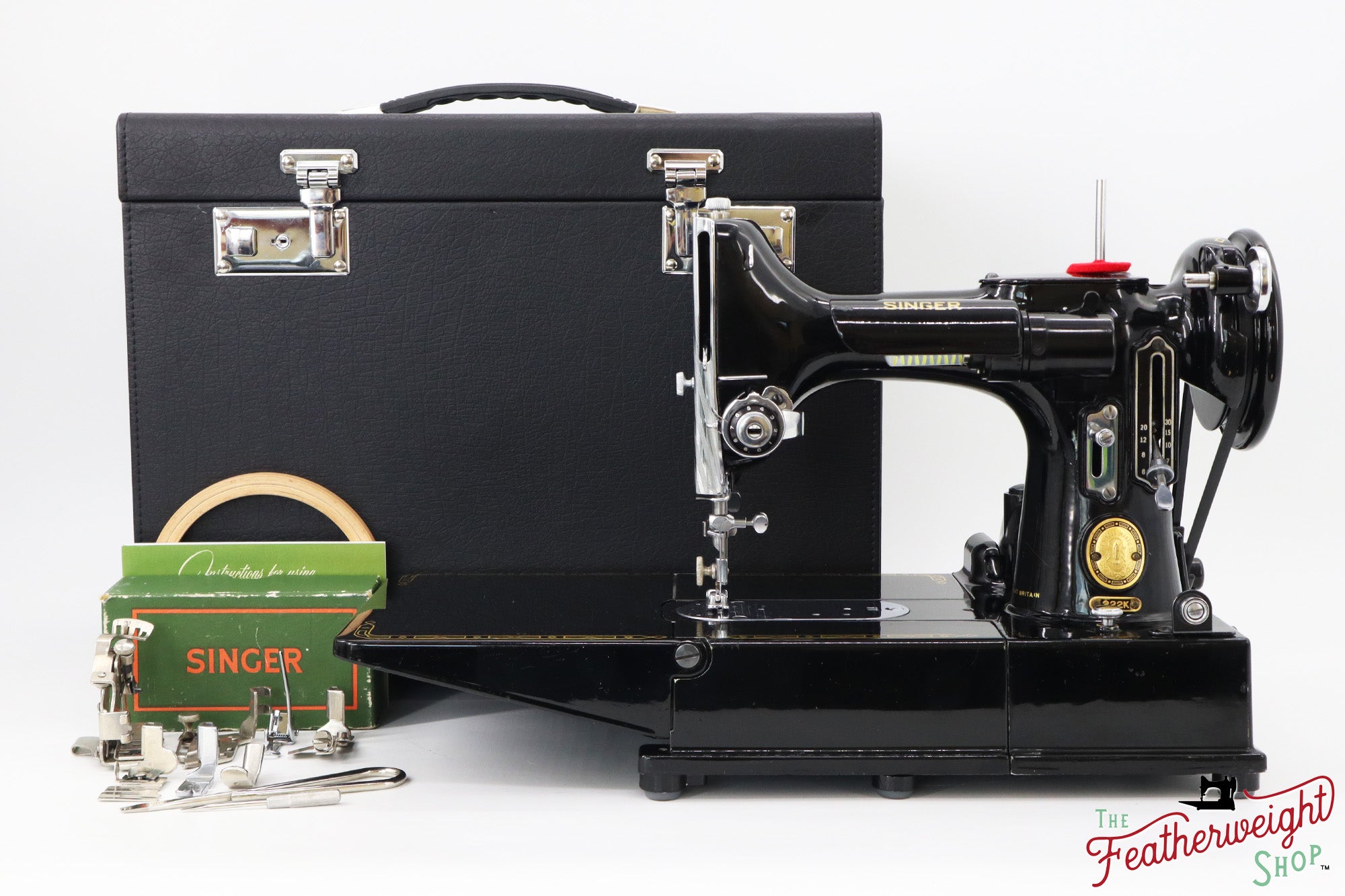 Singer Featherweight 222K Sewing Machine - EJ220***, 1953 - 333rd Produced!