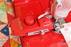 Singer Featherweight 222K Red 'S' - ES1655** - Fully Restored in Liberty Red