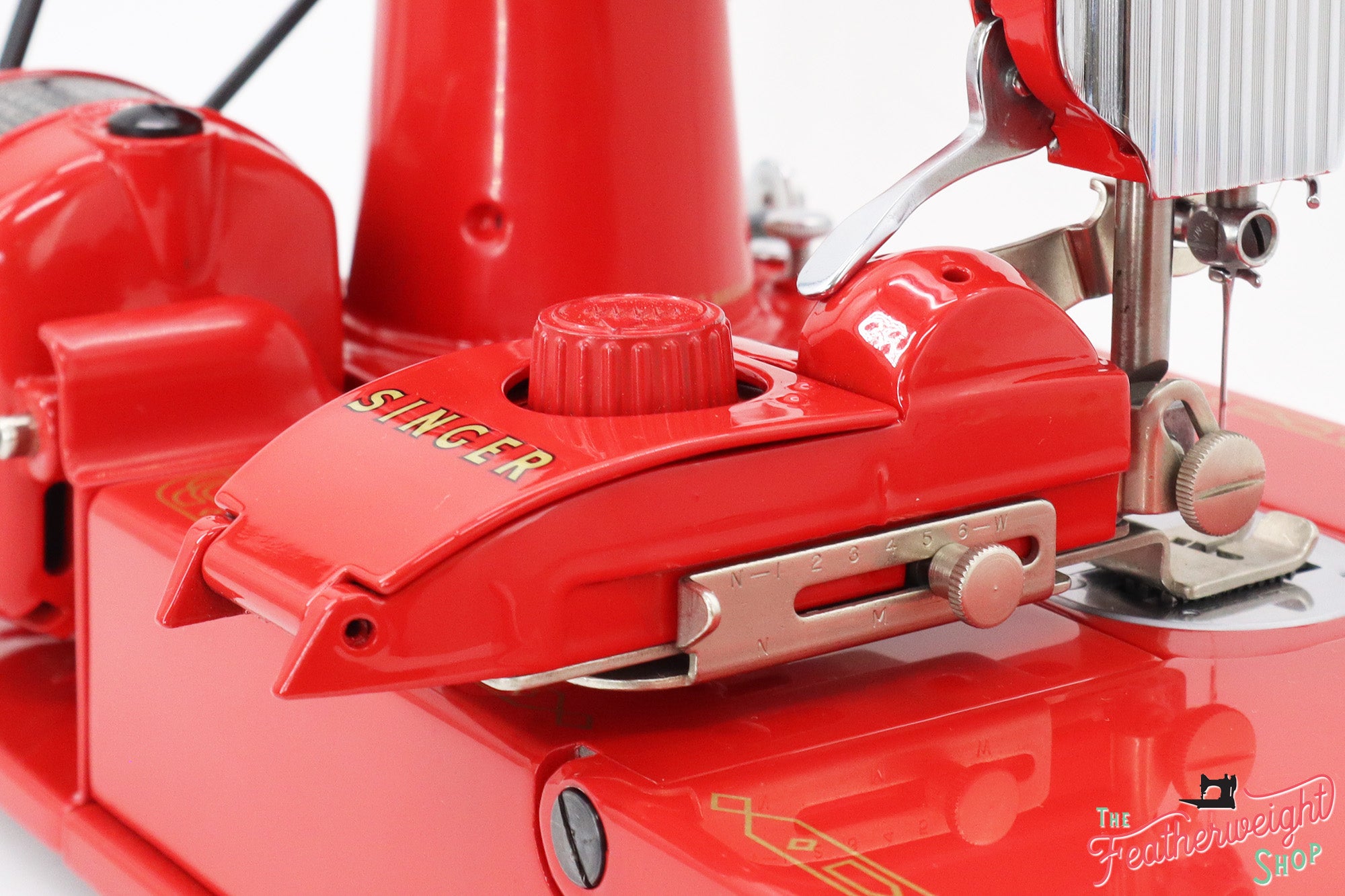 Singer Featherweight 222K Red 'S' - ES1655** - Fully Restored in Liberty Red