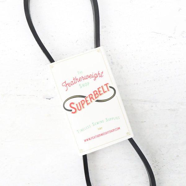 SUPERBELT, Black V-Belt for Singer Featherweight 221 or 222