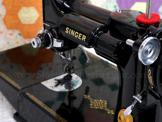 Load image into Gallery viewer, Singer Featherweight 221 Sewing Machine, Rare BLACKSIDE AG012***