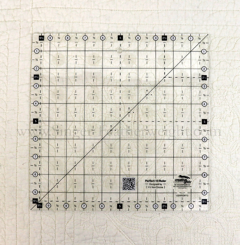 creative grids perfect 10 ruler
