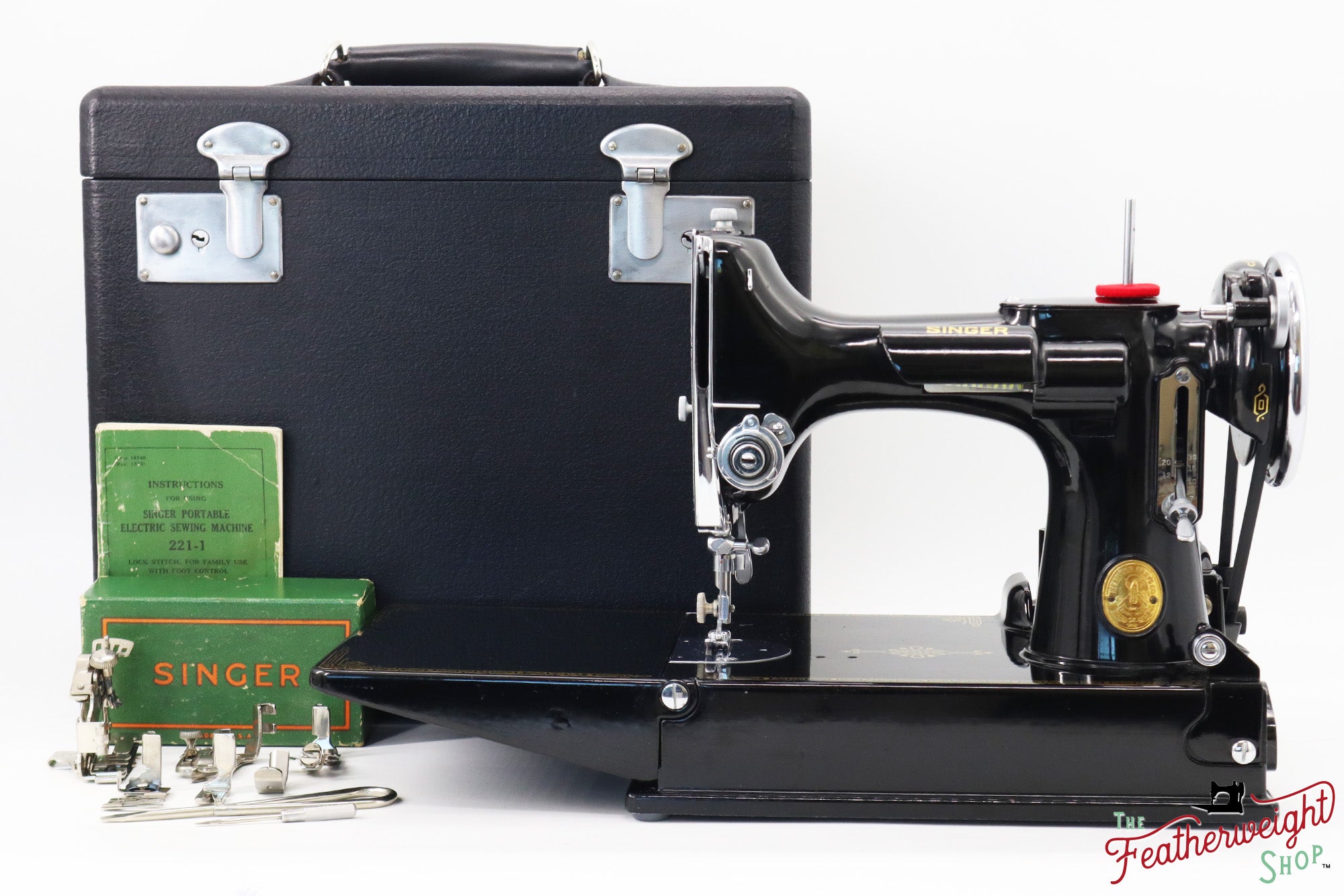 Singer Featherweight 221 Sewing Machine, AE214*** - 1936