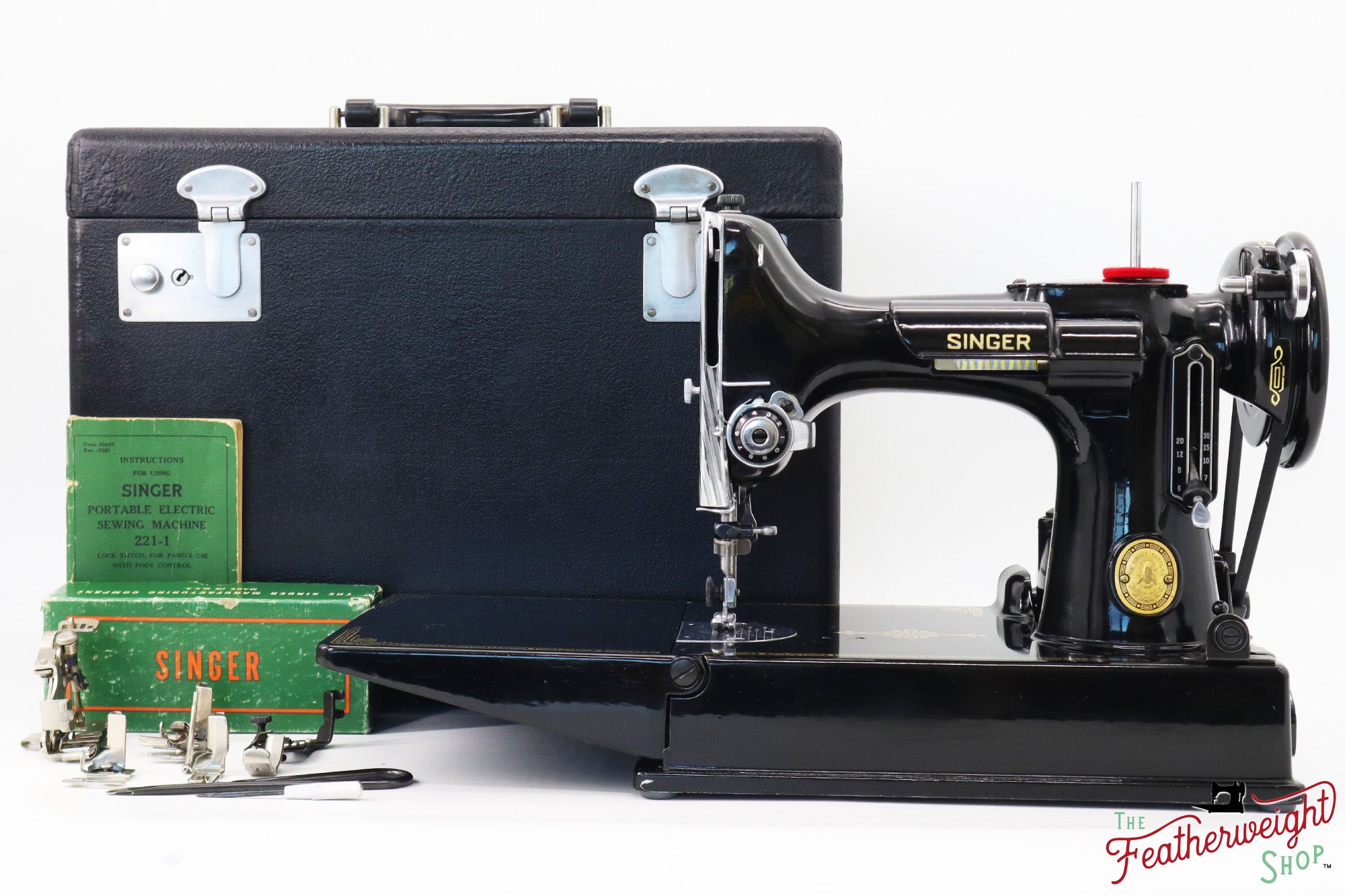 Singer Featherweight 221 Sewing Machine, AL170*** - 1952