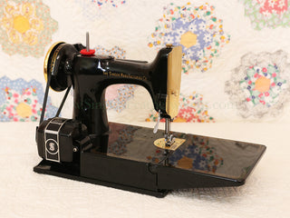 Load image into Gallery viewer, Singer Featherweight 221 Sewing Machine, AL721*** GOLD PLATED!!!