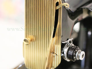 Load image into Gallery viewer, Singer Featherweight 221 Sewing Machine, AL721*** GOLD PLATED!!!
