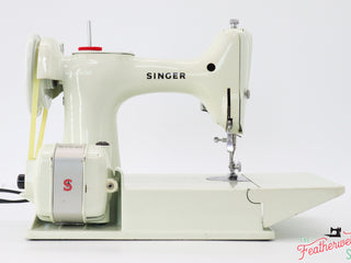 Load image into Gallery viewer, Singer Featherweight 221 Sewing Machine, WHITE - EV915***