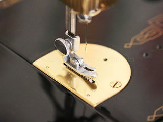 Load image into Gallery viewer, Singer Featherweight 221 Sewing Machine, AL721*** GOLD PLATED!!!