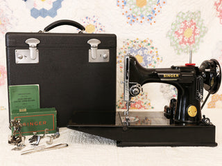 Load image into Gallery viewer, Singer Featherweight 221 Sewing Machine, AG007***
