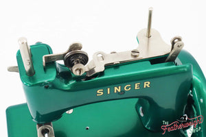 Singer Sewhandy Model 20 - Fully Restored in 'Emerald Green' - Complete Set