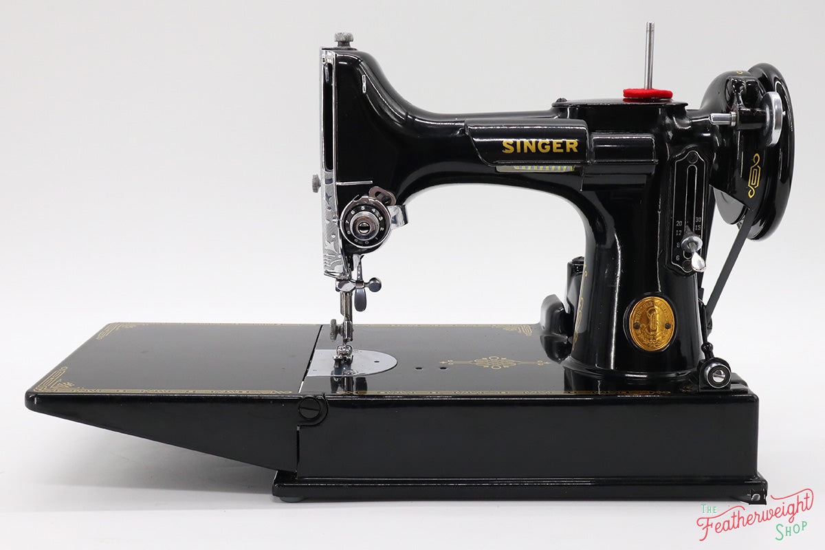 Singer Featherweight 221 Sewing Machine, AF760*** - Corduroy Insert - RARE