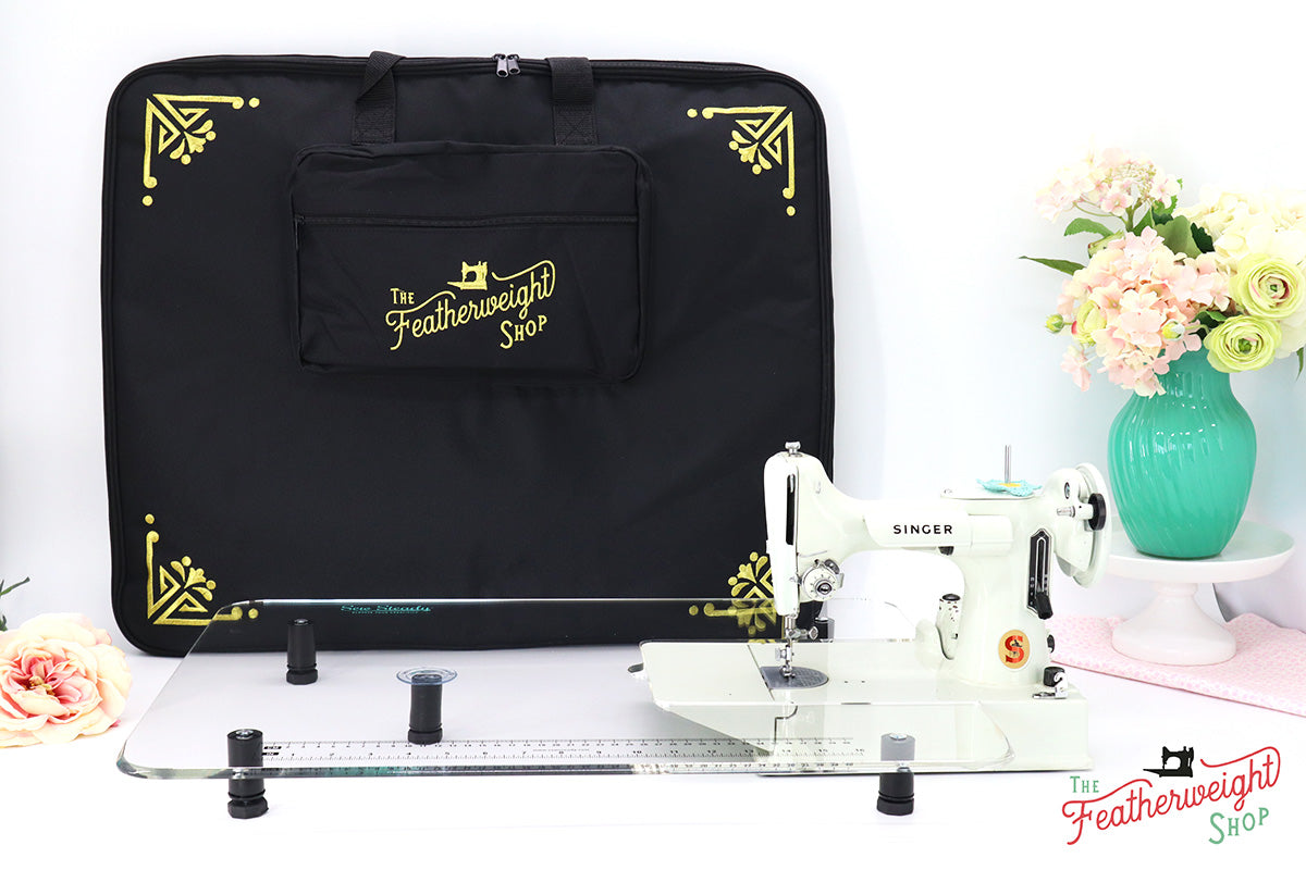 Sew Steady CLEAR Table Extension for WHITE Singer Featherweight 221K7 + BAG