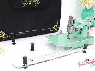 Load image into Gallery viewer, Sew Steady CLEAR Singer Featherweight Table Extension + BAG