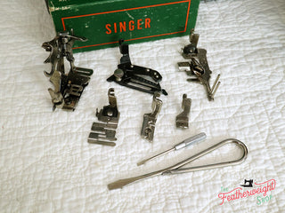 Load image into Gallery viewer, Singer Featherweight 221 Sewing Machine, Centennial: AJ791***