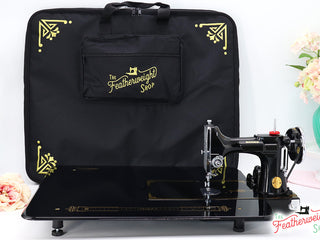 Load image into Gallery viewer, Sew Steady BLACK CLASSIC Singer Featherweight Table Extension + BAG SET