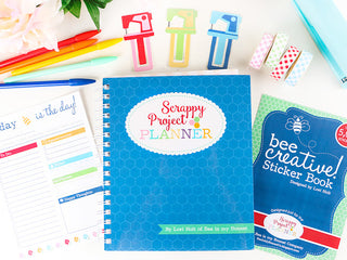 Load image into Gallery viewer, Scrappy Project Planner (OUT OF PRINT) Spiral Bound Book by Lori Holt
