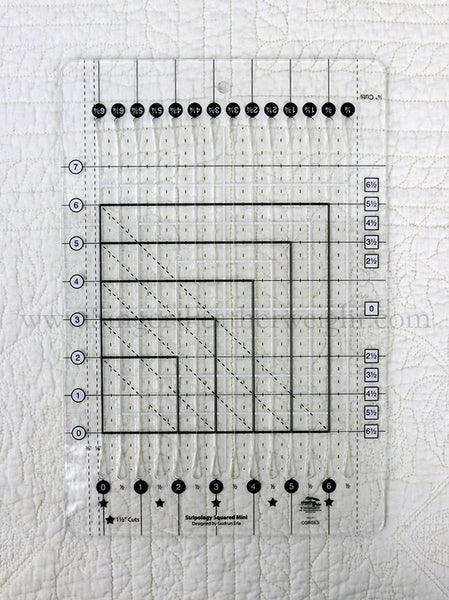 Cutting Ruler, CREATIVE GRIDS STRIPOLOGY SQUARED MINI – The Singer  Featherweight Shop