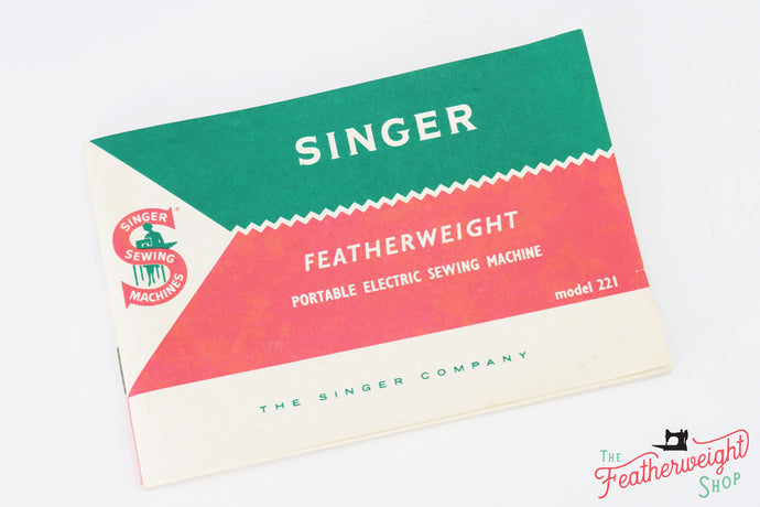 Manual, Singer Featherweight White, 221K7 (Vintage Original)