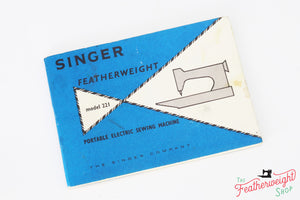 Manual, Singer Featherweight White, 221K7 (Vintage Original)