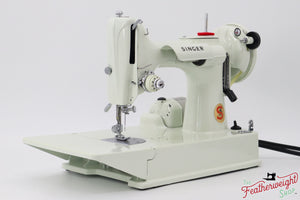 Singer Featherweight 221K Sewing Machine, British WHITE EV9694**
