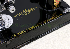 Singer Featherweight 221K Sewing Machine RED "S" ES170***