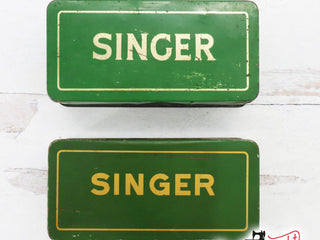 Load image into Gallery viewer, Singer Metal Attachments Tin - RARE Singer (Vintage Original)