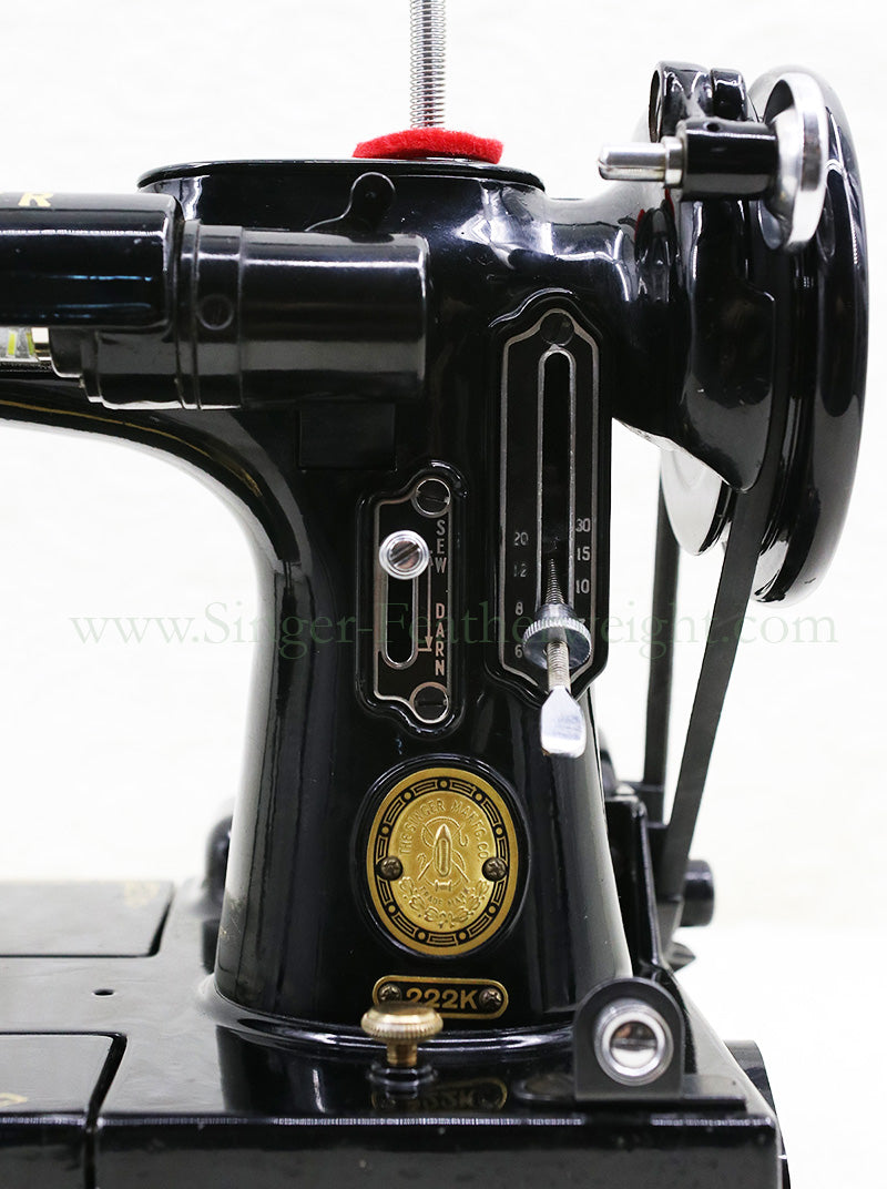 Singer Featherweight 222K Sewing Machine EK634*** GOLD PLATED!!!