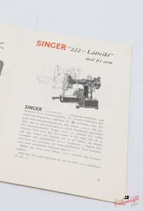 Machine Catalog, Swedish Singer (Vintage Original) - RARE