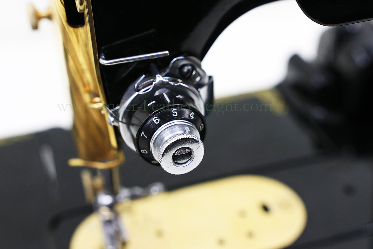 Singer Featherweight 222K Sewing Machine EK634*** GOLD PLATED!!!