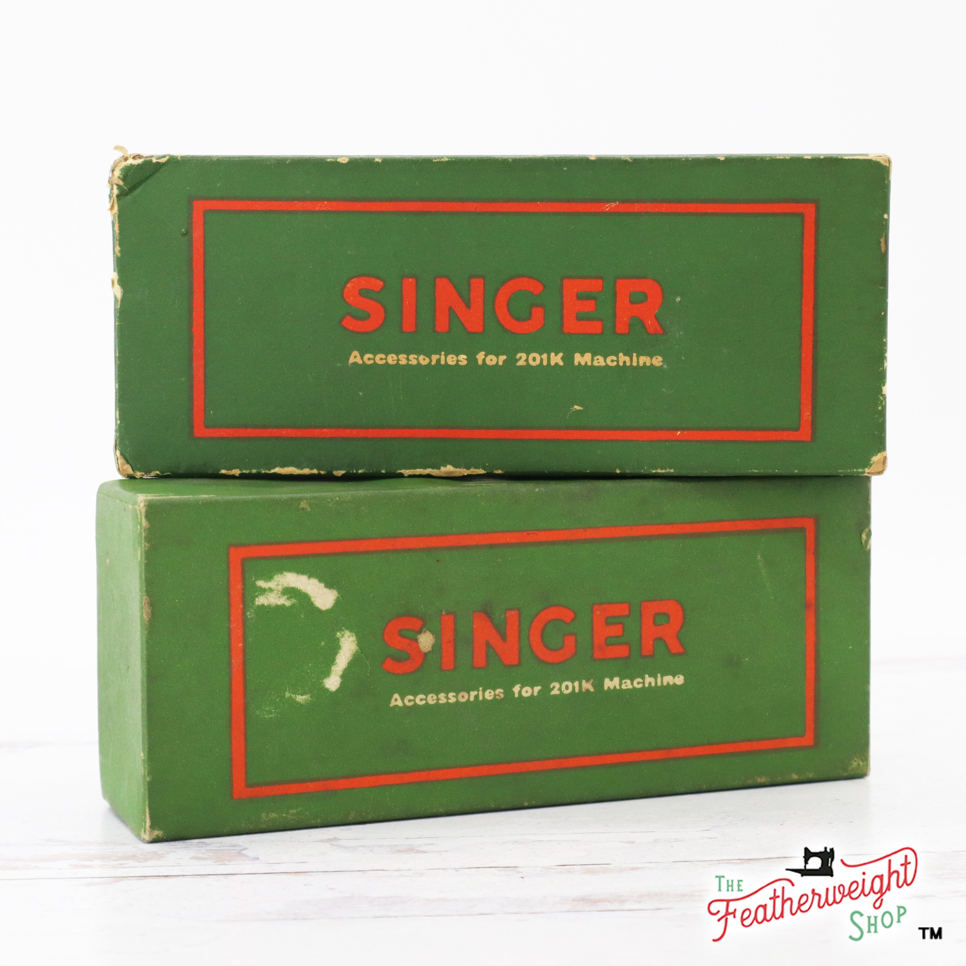 Singer Cardboard Attachments Box - Empty, (Vintage Original)