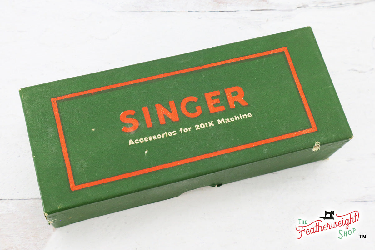 Singer Cardboard Attachments Box - Empty, (Vintage Original)