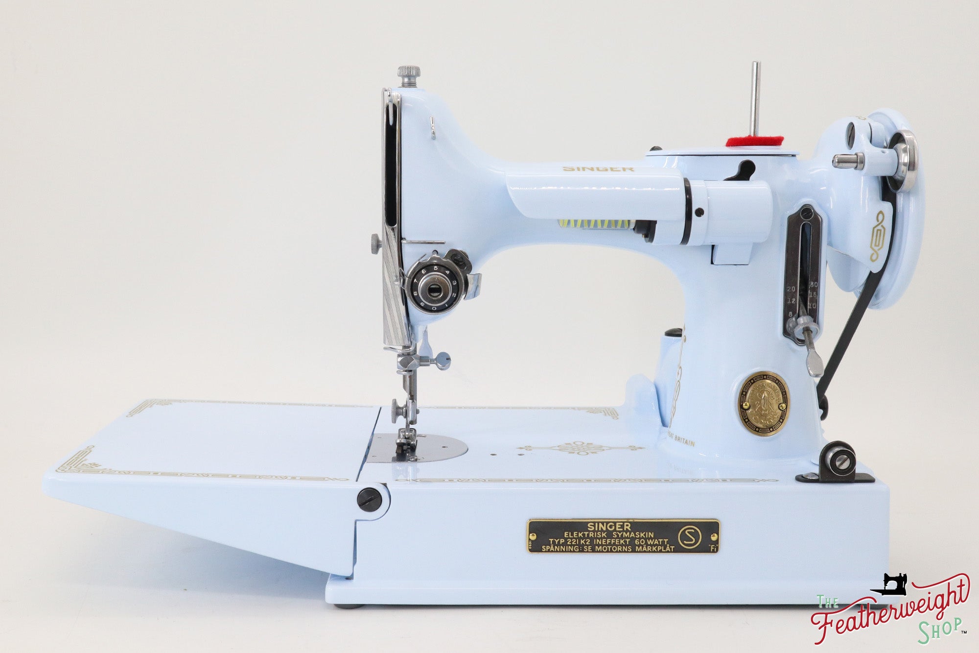 Singer Featherweight Swedish 221K EH138*** - Fully Restored in Cinderella Blue