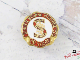 Load image into Gallery viewer, Employee Years of Service Pin - RARE Singer (Vintage Original)