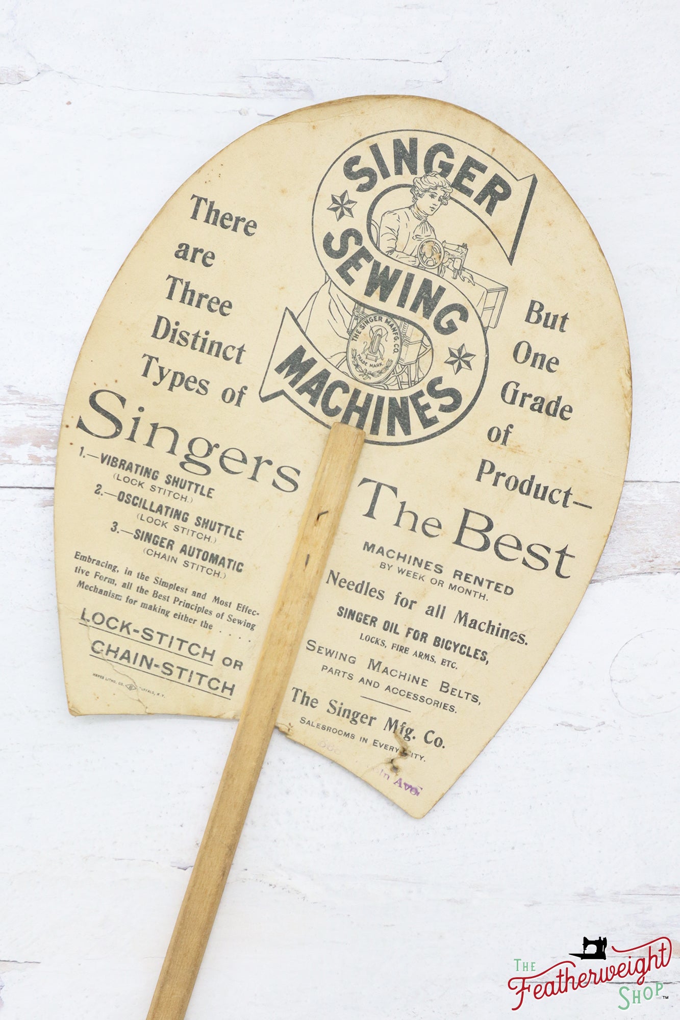 Hand Fan - RARE Singer (Vintage Original)