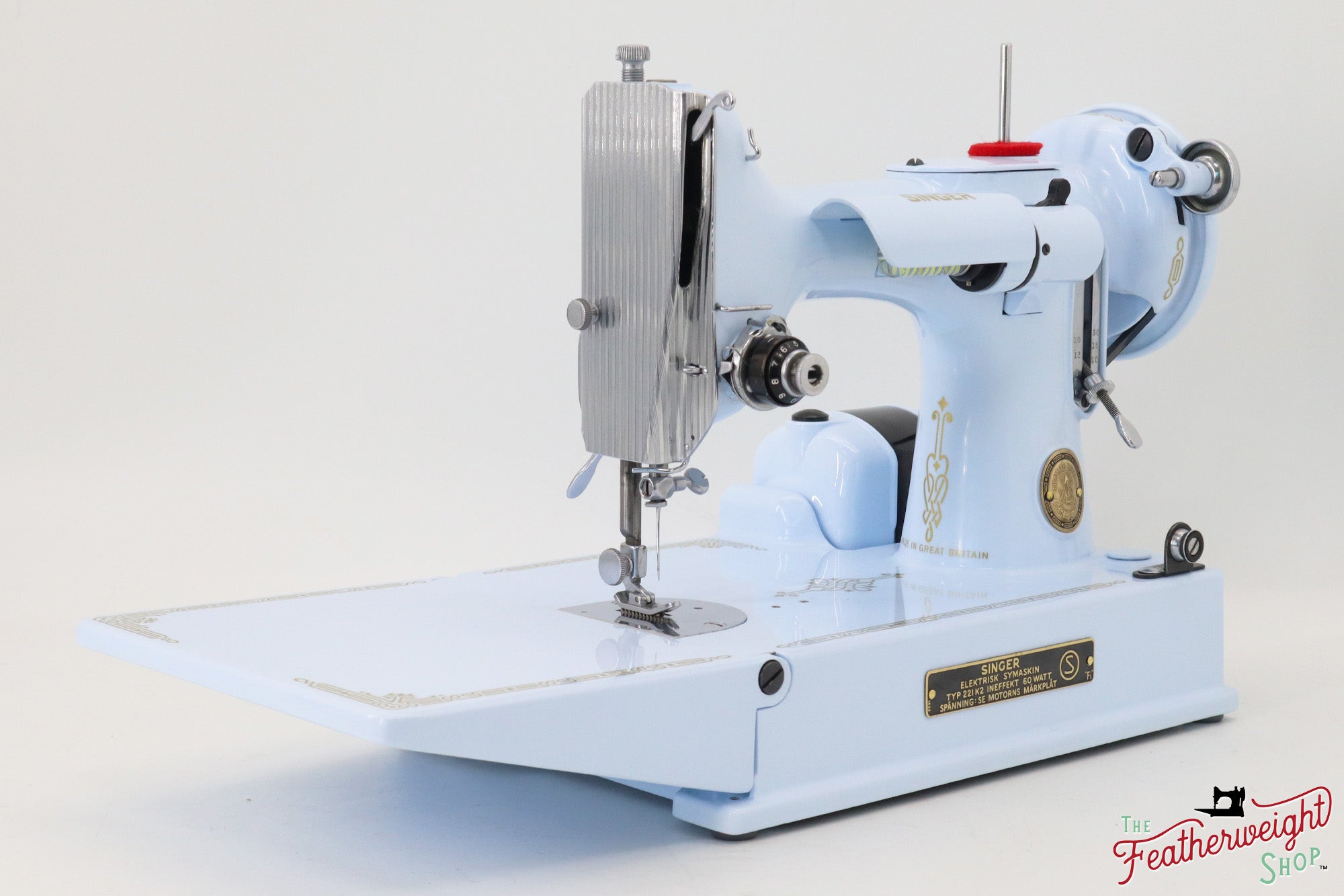 Singer Featherweight Swedish 221K EH138*** - Fully Restored in Cinderella Blue