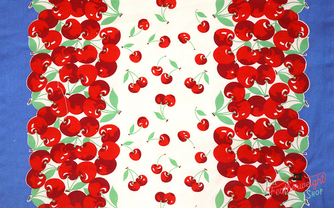 Cherries red x white Fabric  Red and white quilts, Pattern paper