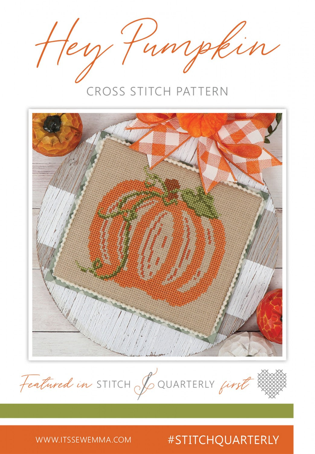 hey pumpkin cross stitch pattern