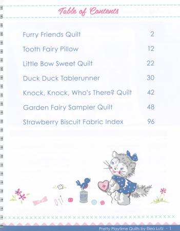 PATTERN BOOK, Pretty Playtime (Children's Quilts) by Elea Lutz