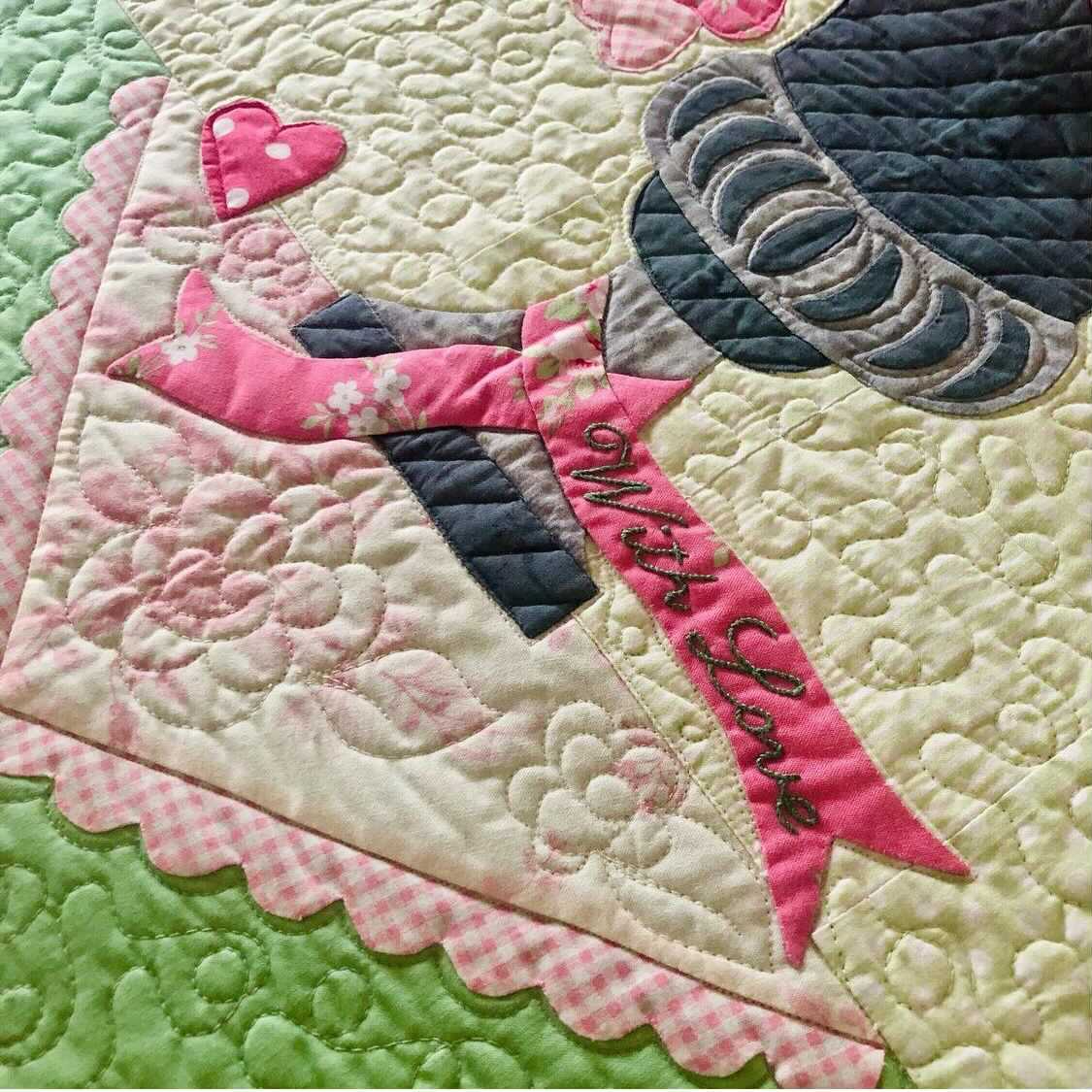 PATTERN, WITH LOVE Quilt by The Vintage Spool