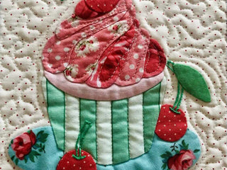 Load image into Gallery viewer, PATTERN, CHERRY CRUSH Quilt by The Vintage Spool