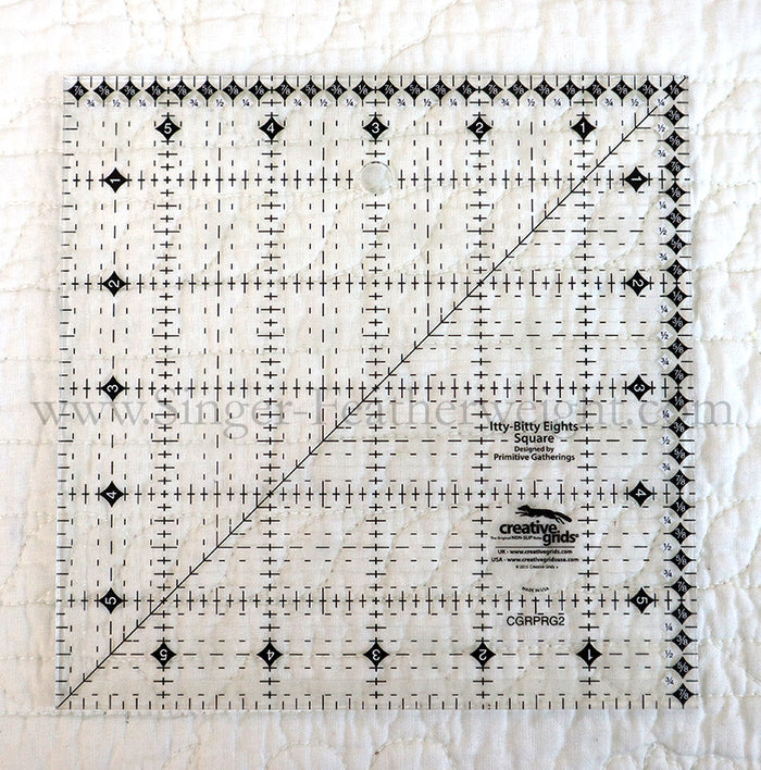Cutting Ruler, CREATIVE GRIDS Itty-Bitty Eights Square Ruler – The ...