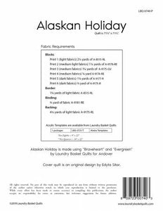 PATTERN, ALASKAN HOLIDAY by Edyta Sitar for Laundry Basket Quilts