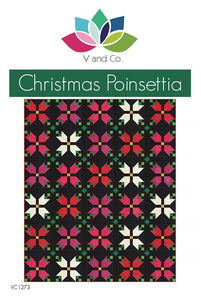 Christmas poinsettia quilt pattern
