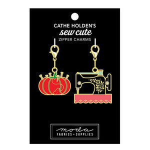 Enamel Charm Zipper Pull by Cathe Holden - TOMATO & SEWING MACHINE